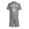 Real Madrid Eduardo Camavinga #6 Tredjedraktsett Barn 2024-25 Kortermet (+ korte bukser)